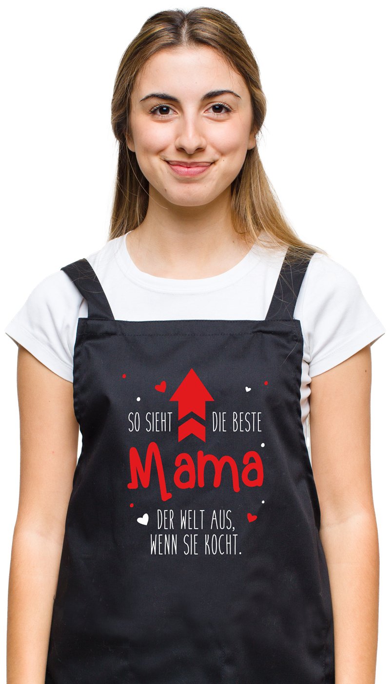 Bild: Kochschürze - So sieht die beste Mama der Welt aus, wenn sie kocht. Geschenkidee