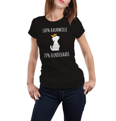 Bild: T-Shirt - 100% Baumwolle 20% Hundehaare Geschenkidee