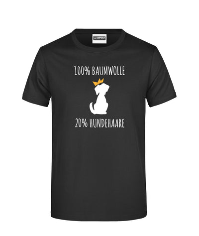 Bild: T-Shirt - 100% Baumwolle 20% Hundehaare Geschenkidee