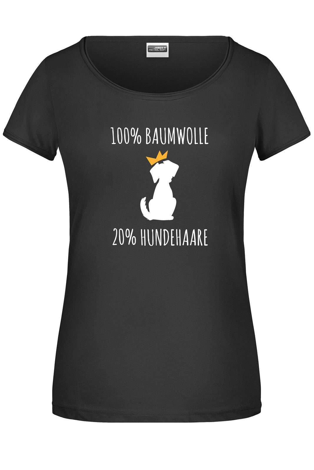 Bild: T-Shirt - 100% Baumwolle 20% Hundehaare Geschenkidee