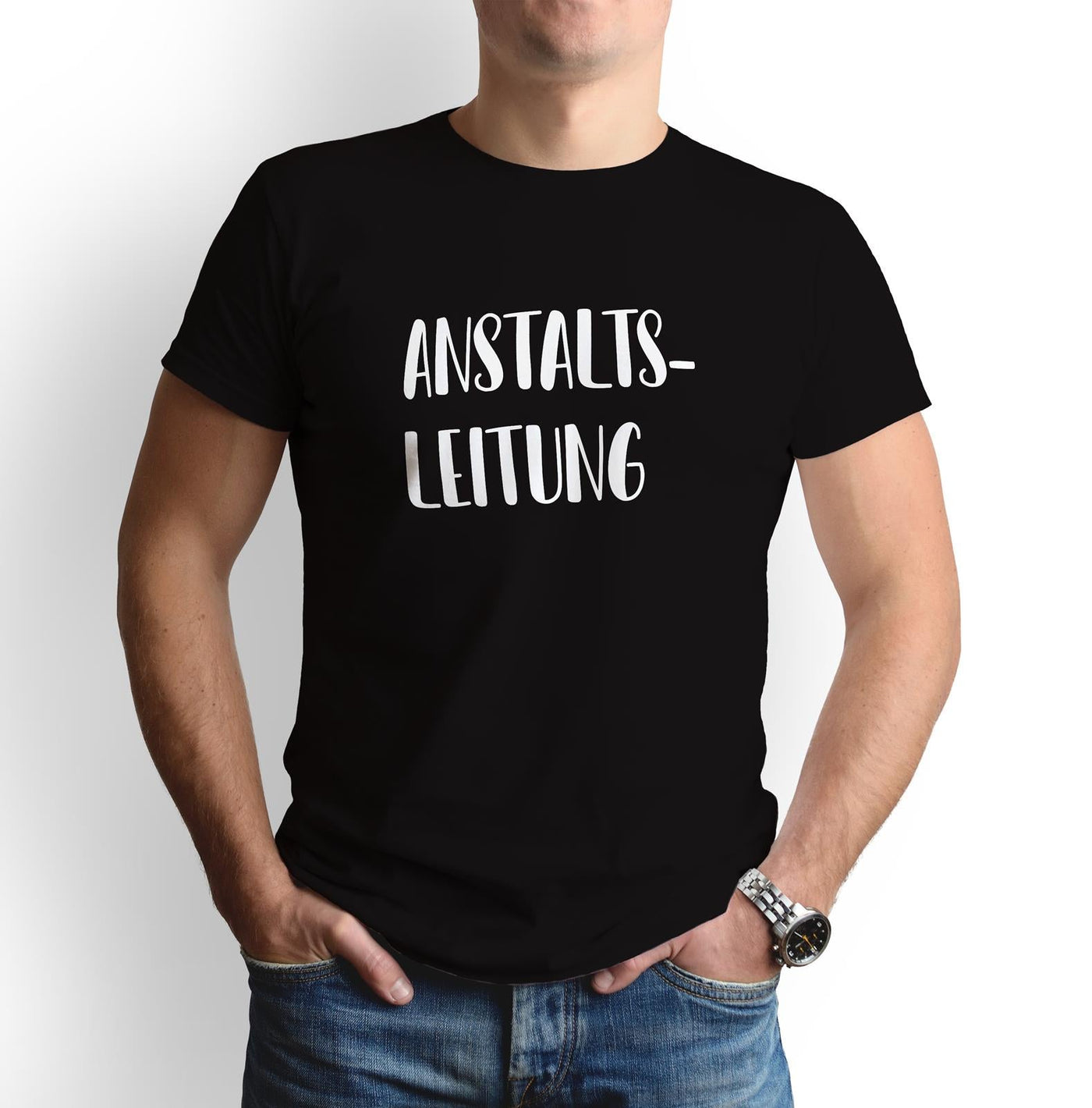 Bild: T-Shirt - Anstaltsleitung - Pure Statement Geschenkidee