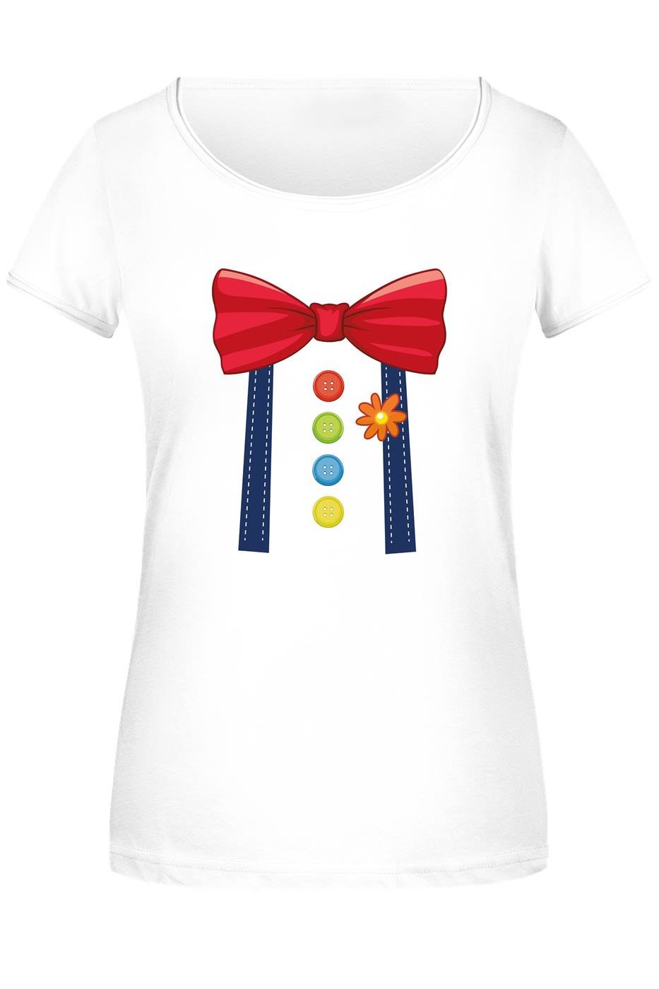 Bild: T-Shirt Damen - Clown Kostüm (Motiv) Geschenkidee