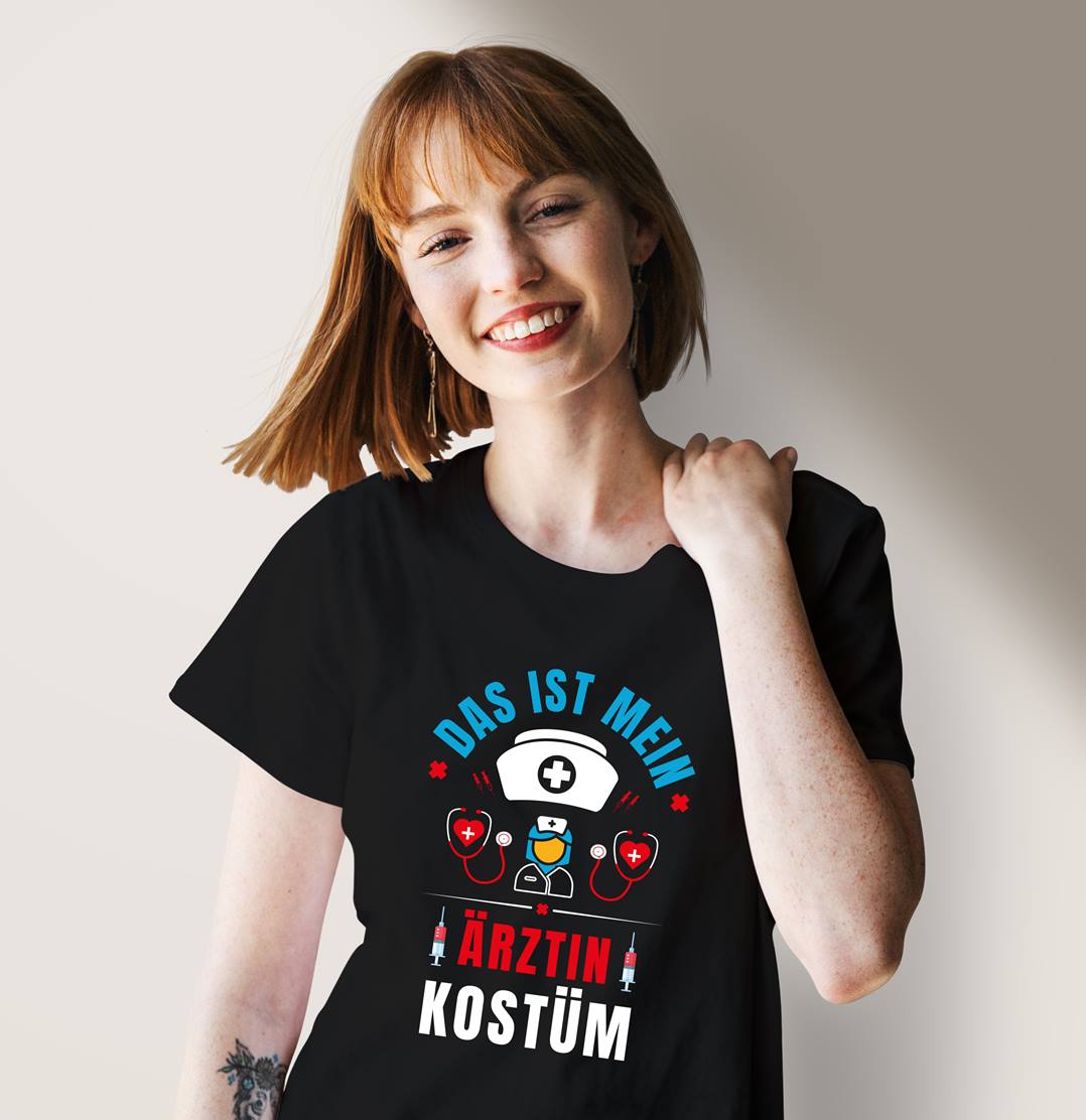 Bild: T-Shirt Damen - Das ist mein Ärztin Kostüm Geschenkidee