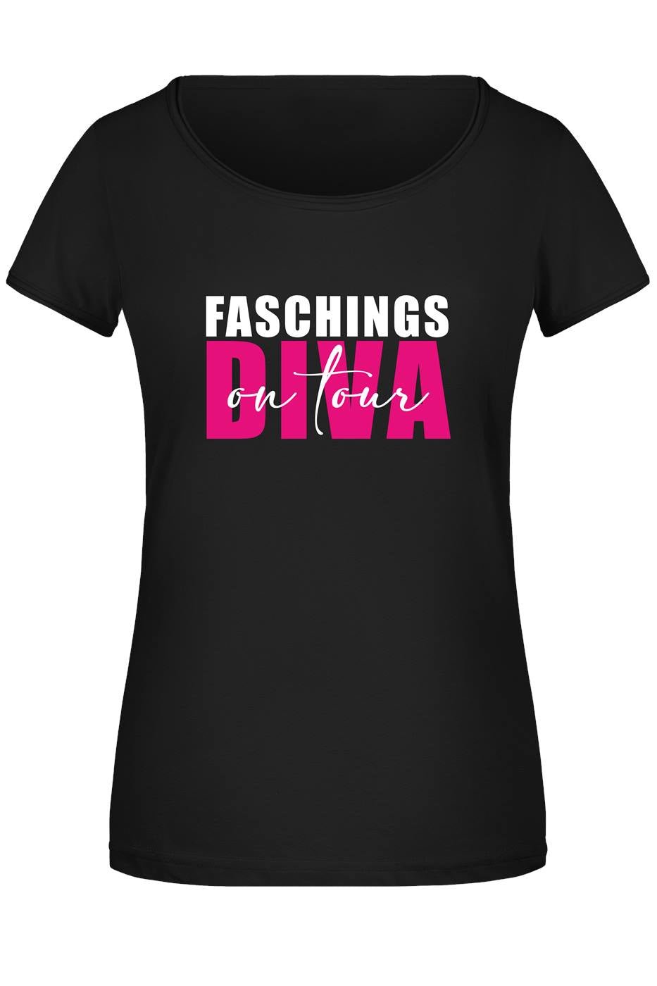 Bild: T-Shirt Damen - Faschingsdiva on tour Geschenkidee