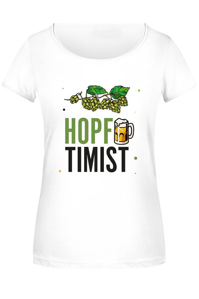 Bild: T-Shirt Damen - Hopftimist Geschenkidee