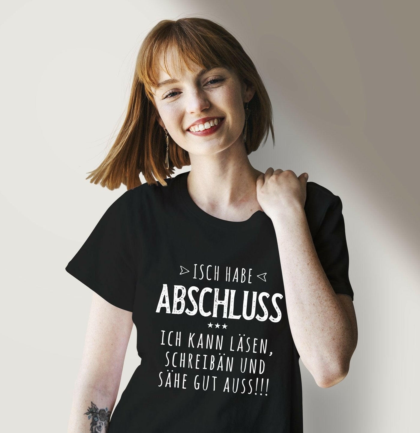 Bild: T-Shirt Damen - Isch habe Abschluss Geschenkidee