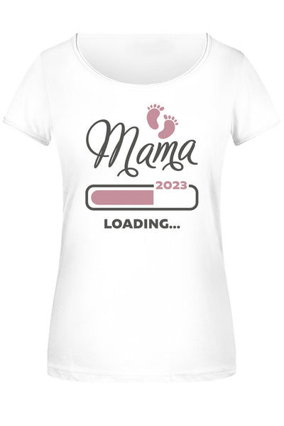 Bild: T-Shirt Damen - Mama loading Geschenkidee