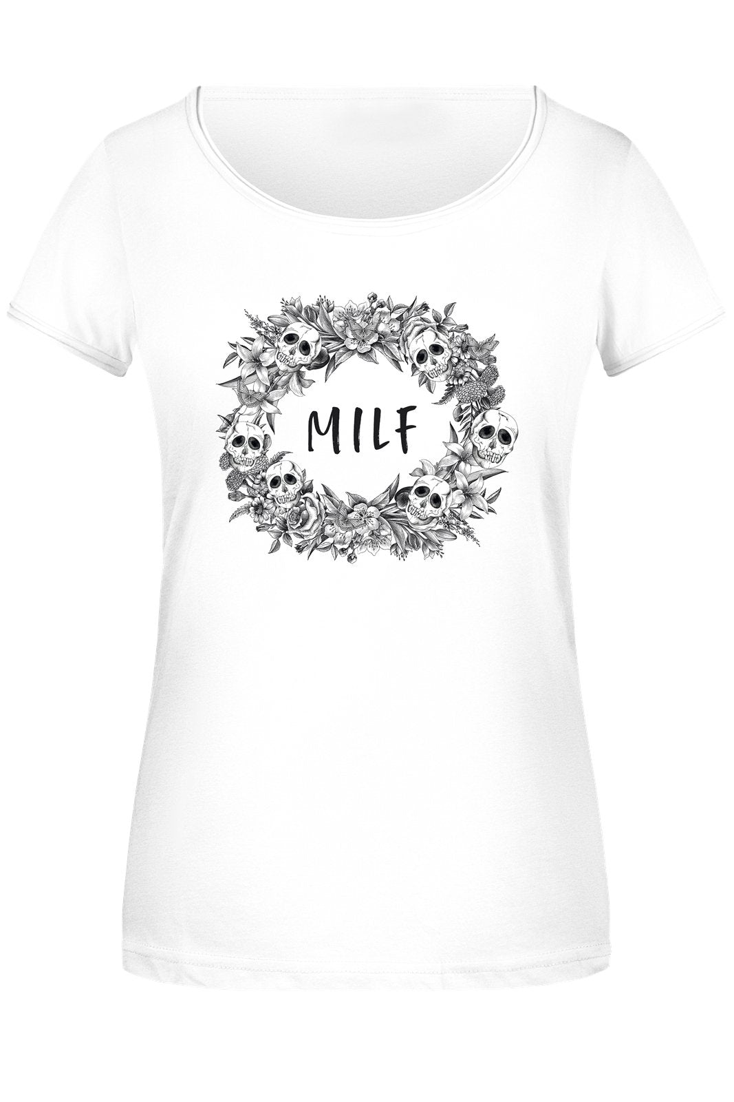 Bild: T-Shirt Damen - Milf - Skull Statement Geschenkidee