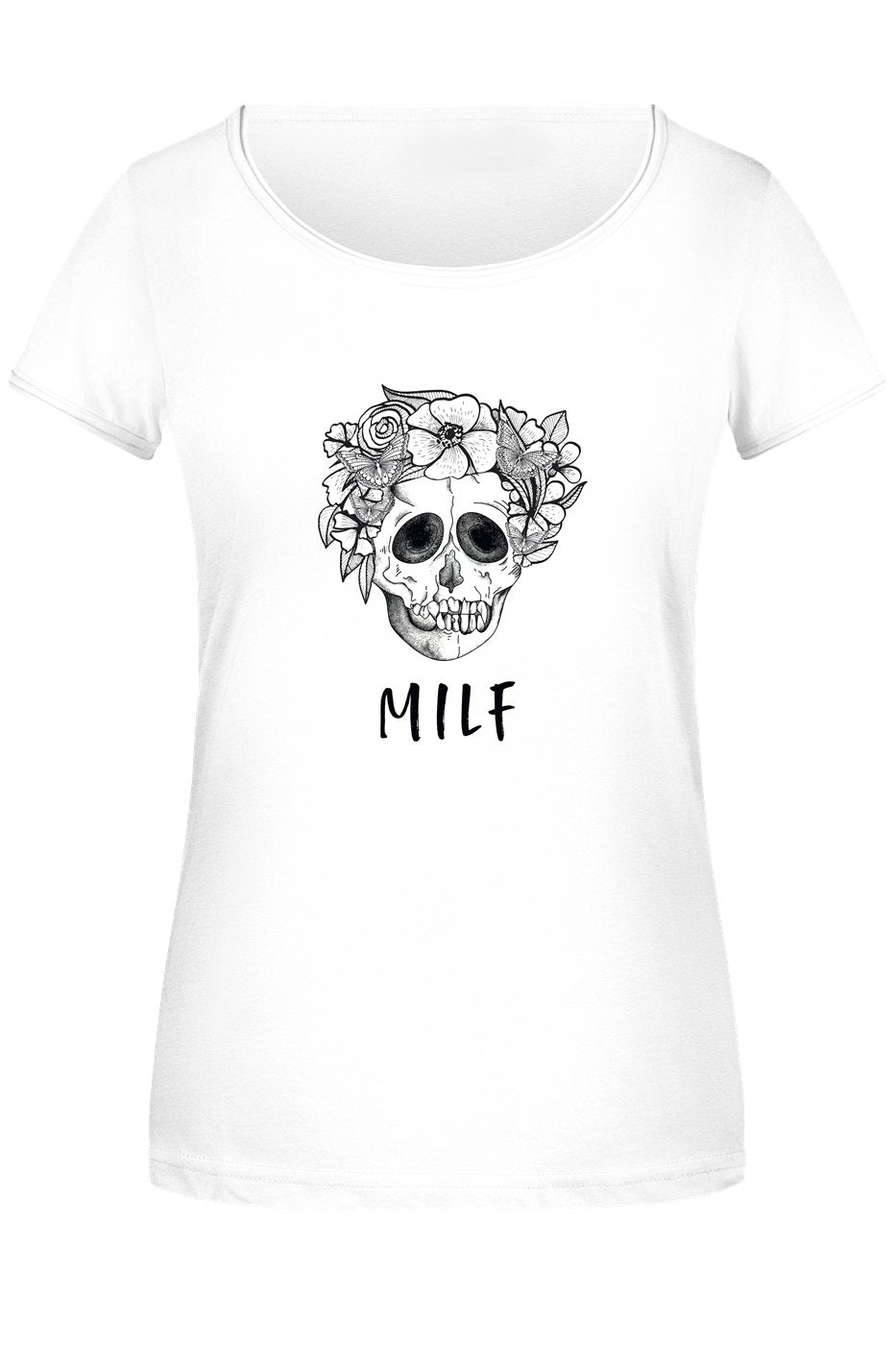 Bild: T-Shirt Damen - Milf - Totenkopf Geschenkidee