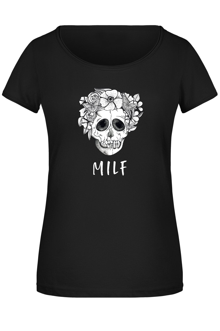 Bild: T-Shirt Damen - Milf - Totenkopf Geschenkidee