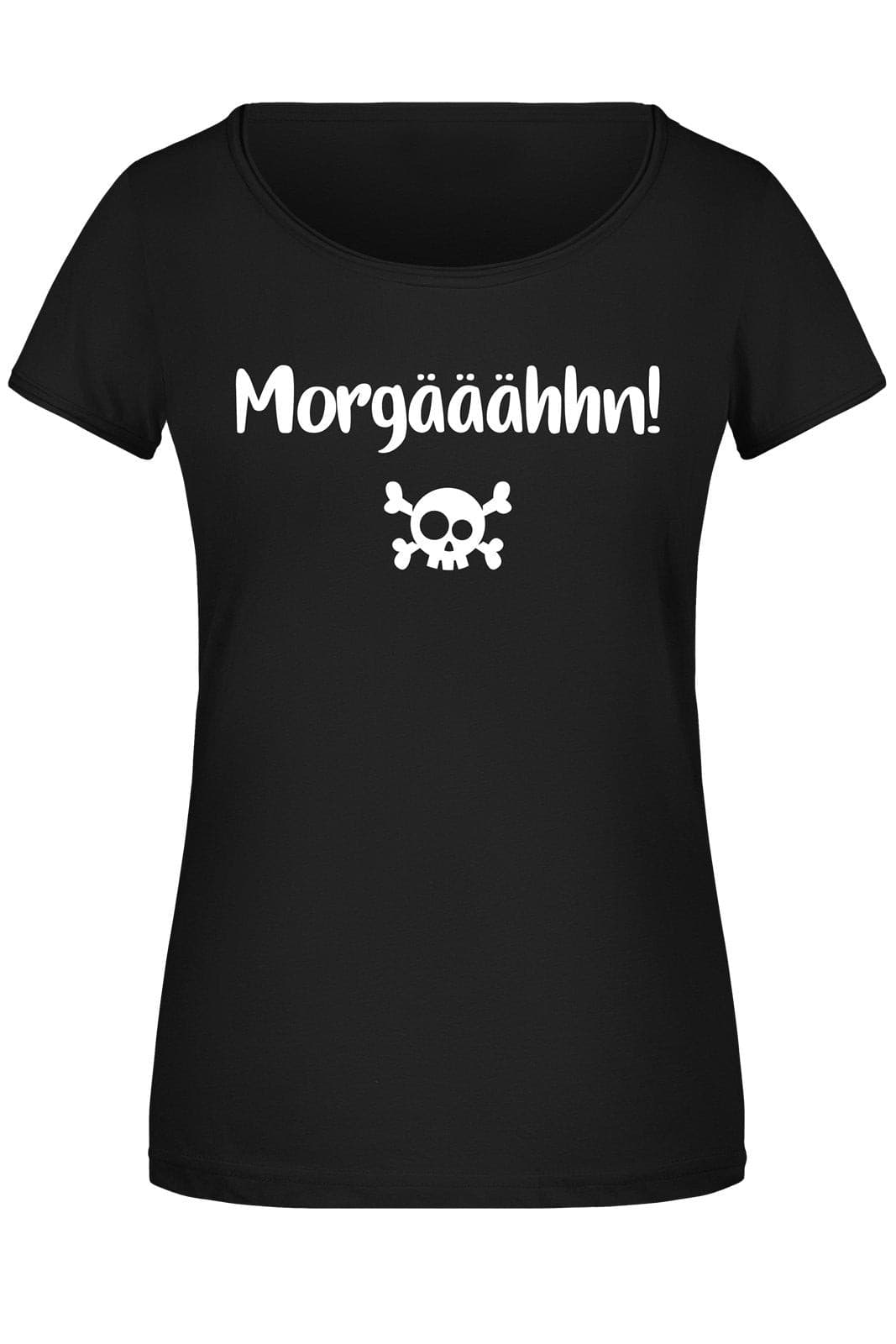 Bild: T-Shirt Damen - Morgääähhn! Totenkopf Geschenkidee