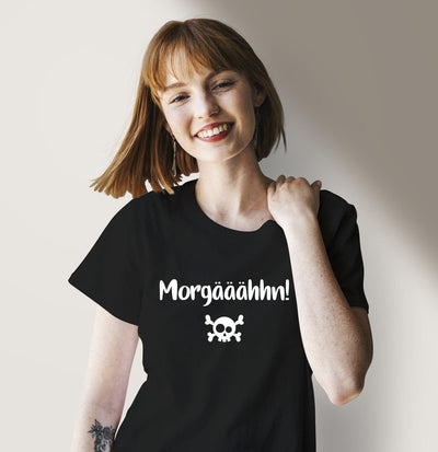 Bild: T-Shirt Damen - Morgääähhn! Totenkopf Geschenkidee