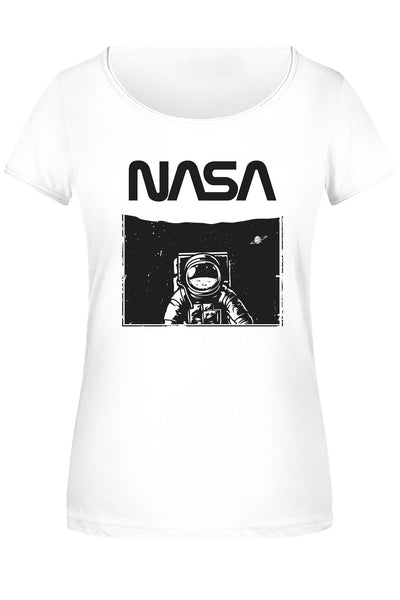 Bild: T-Shirt Damen - NASA Astronaut (Black&White) Geschenkidee