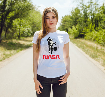 Bild: T-Shirt Damen - NASA Astronaut (Retro) Geschenkidee