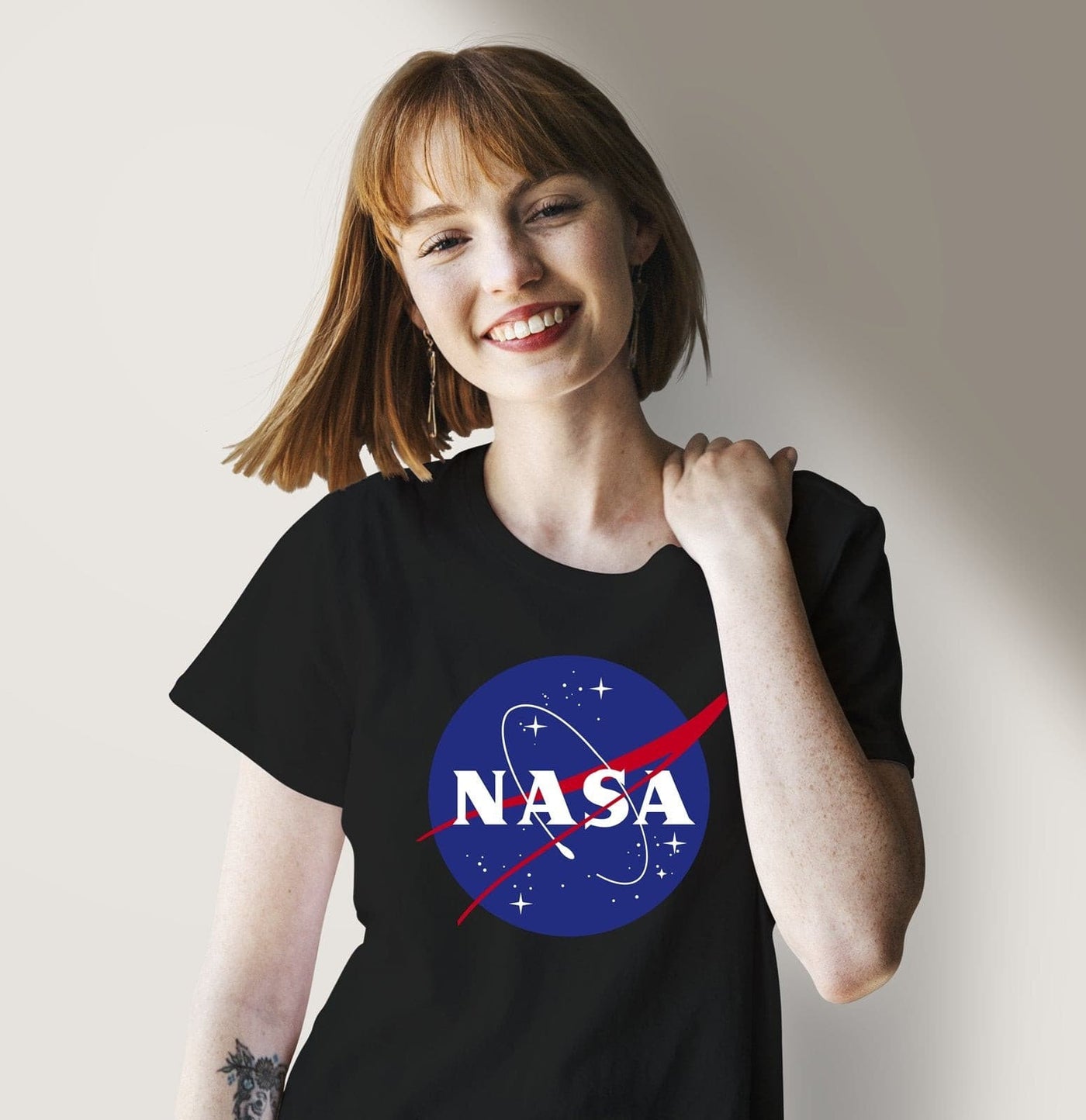 Bild: T-Shirt Damen - NASA Meatball Logo Geschenkidee