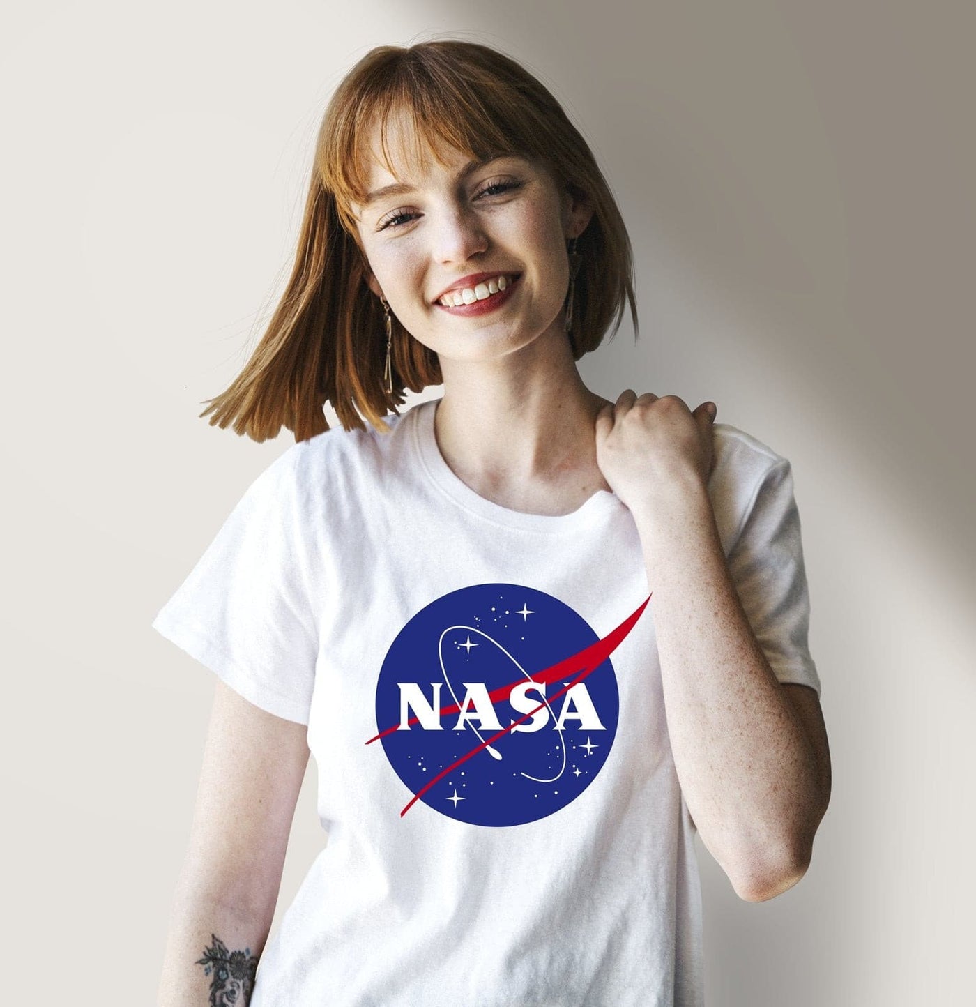 Bild: T-Shirt Damen - NASA Meatball Logo Geschenkidee
