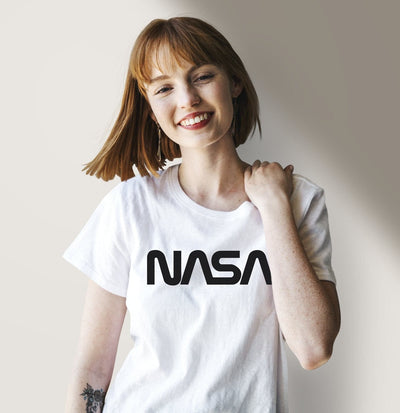 Bild: T-Shirt Damen - NASA Worm Logo Geschenkidee