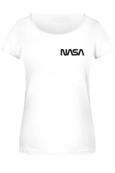 Bild: T-Shirt Damen - NASA Worm Logo (Klein) Geschenkidee