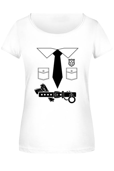 Bild: T-Shirt Damen - Polizistin Kostüm (Motiv) Geschenkidee