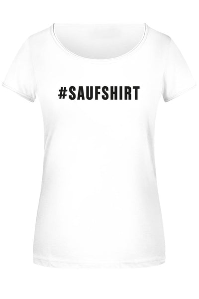 Bild: T-Shirt Damen - #Saufshirt Geschenkidee