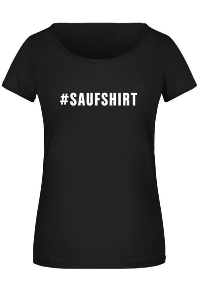 Bild: T-Shirt Damen - #Saufshirt Geschenkidee