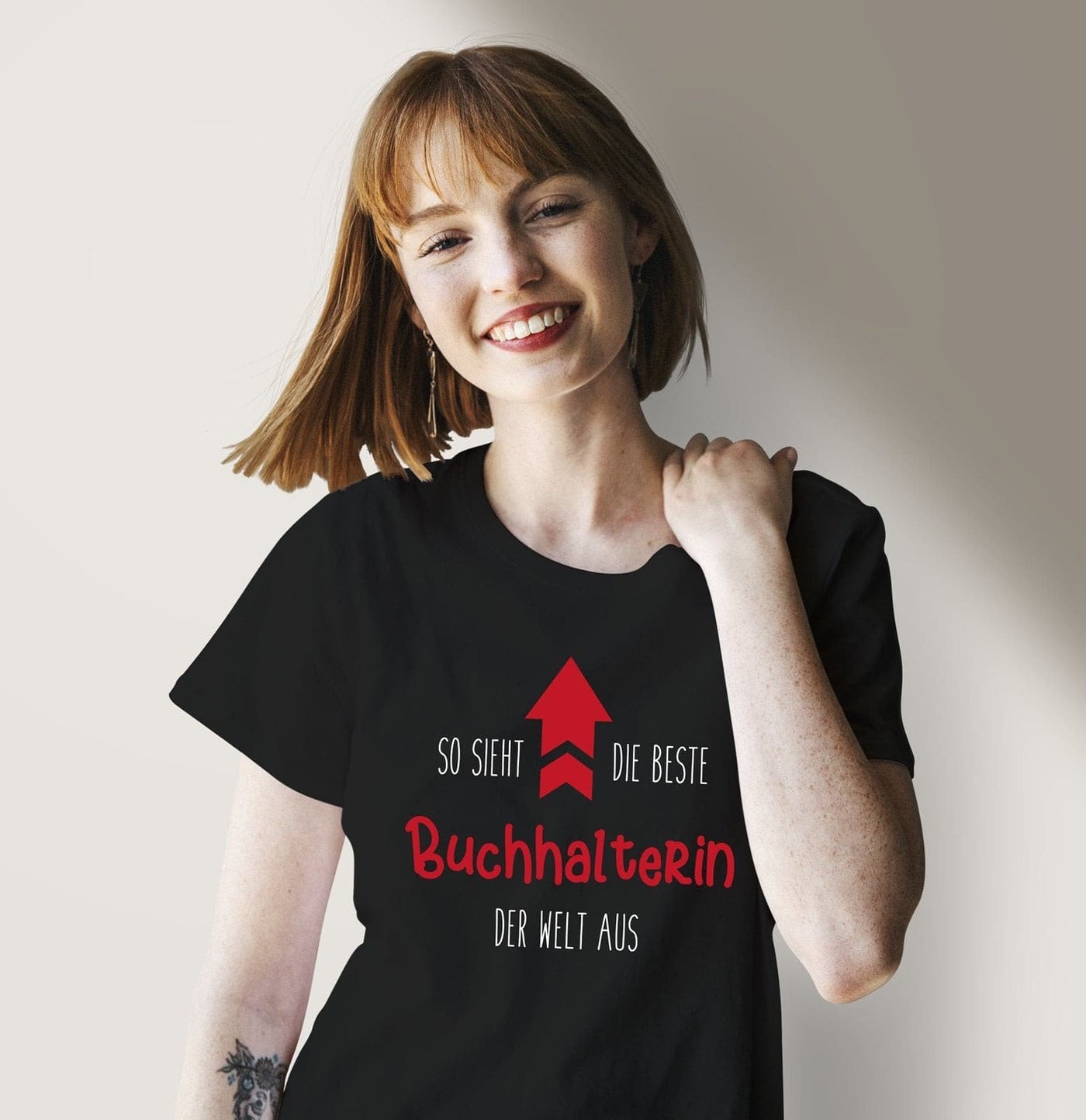 Bild: T-Shirt Damen - So sieht die beste Buchhalterin der Welt aus Geschenkidee