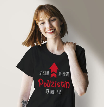 Bild: T-Shirt Damen - So sieht die beste Polizistin der Welt aus Geschenkidee