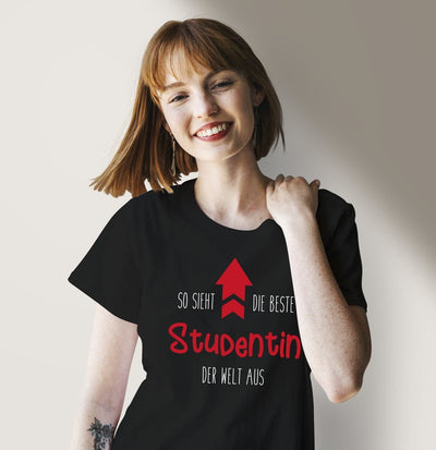 Bild: T-Shirt Damen - So sieht die beste Studentin der Welt aus Geschenkidee