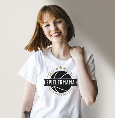 Bild: T-Shirt Damen - Spielermama (Basketball) Geschenkidee