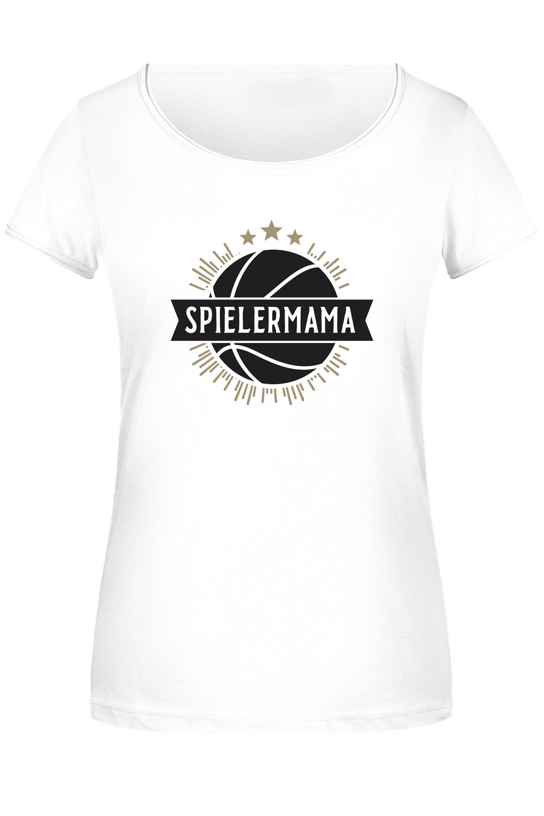 Bild: T-Shirt Damen - Spielermama (Basketball) Geschenkidee