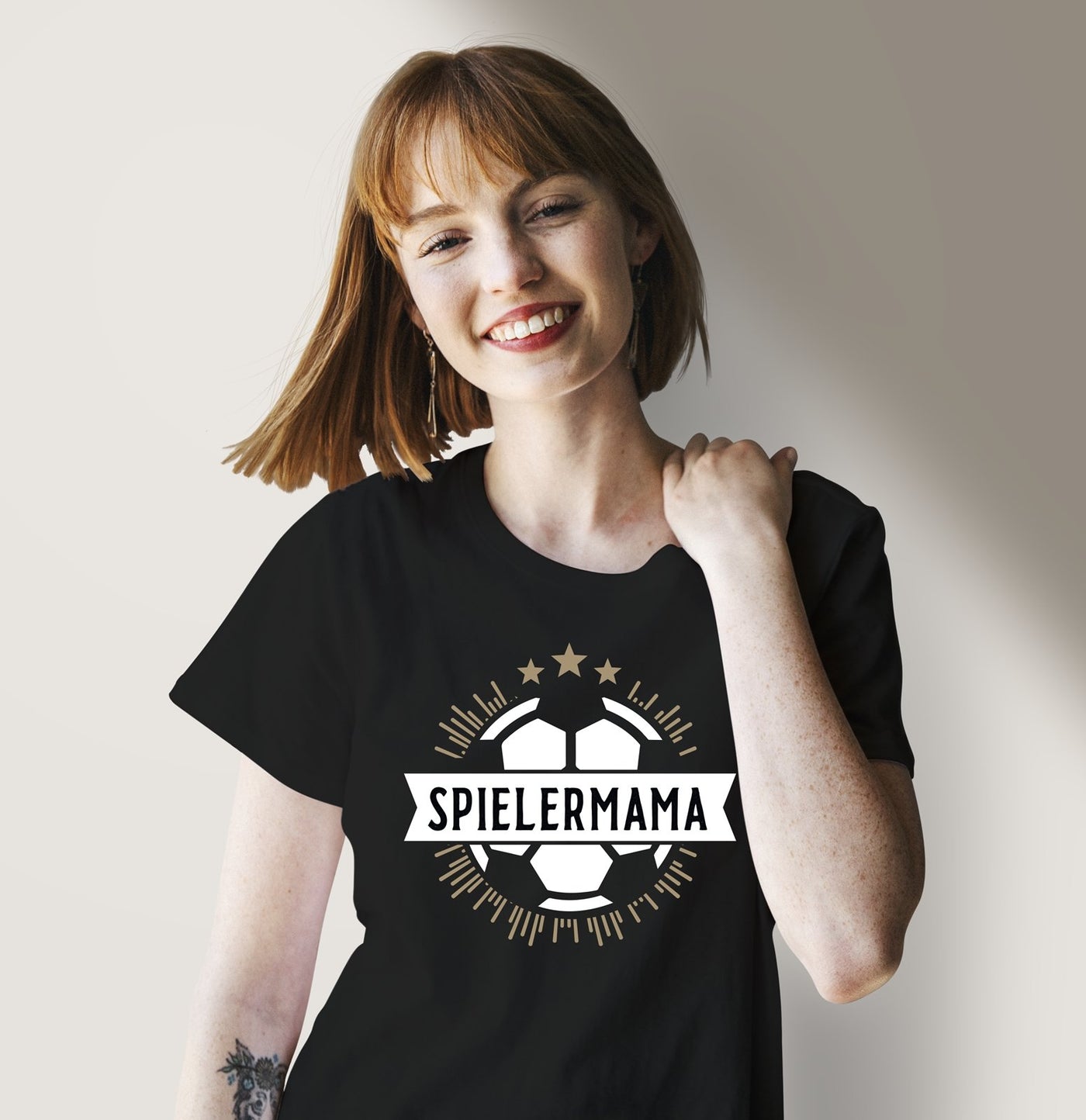 Bild: T-Shirt Damen - Spielermama (Fußball) Geschenkidee