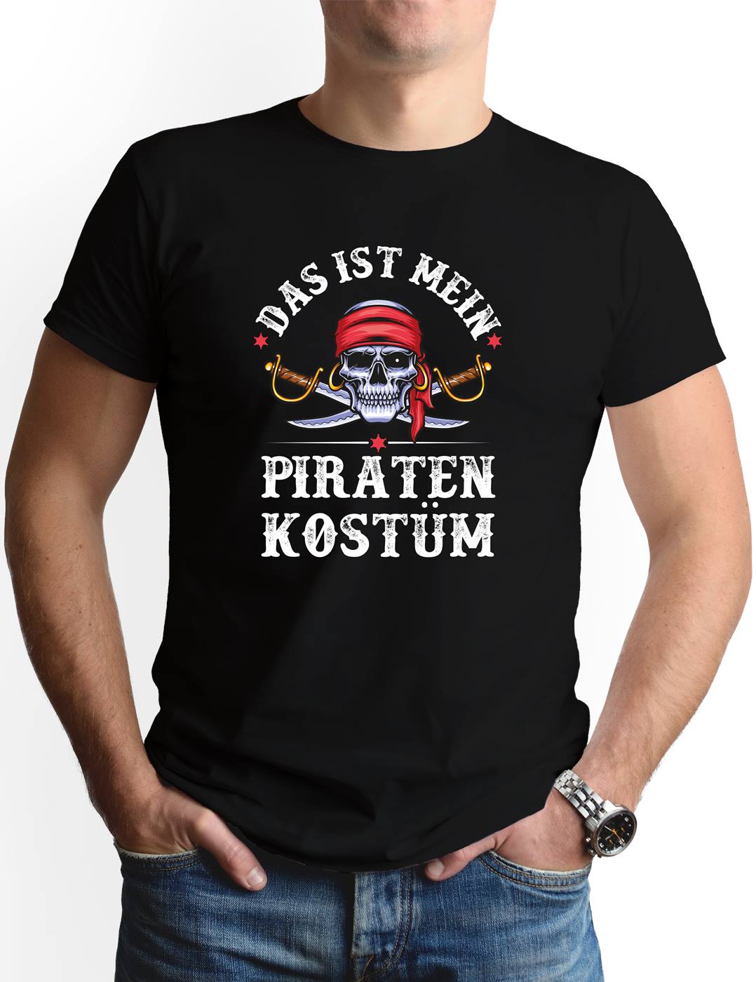 Bild: T-Shirt Herren - Das ist mein Piraten Kostüm Geschenkidee