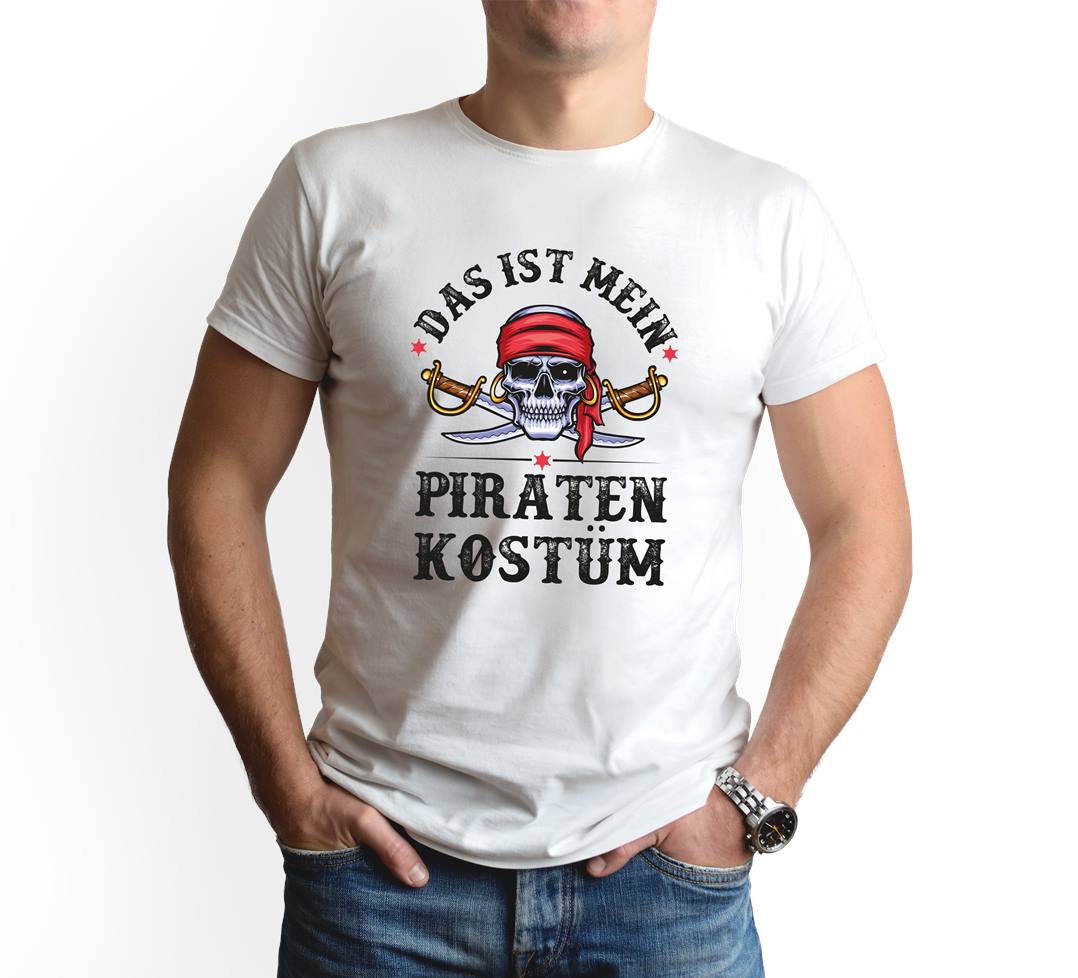 Bild: T-Shirt Herren - Das ist mein Piraten Kostüm Geschenkidee