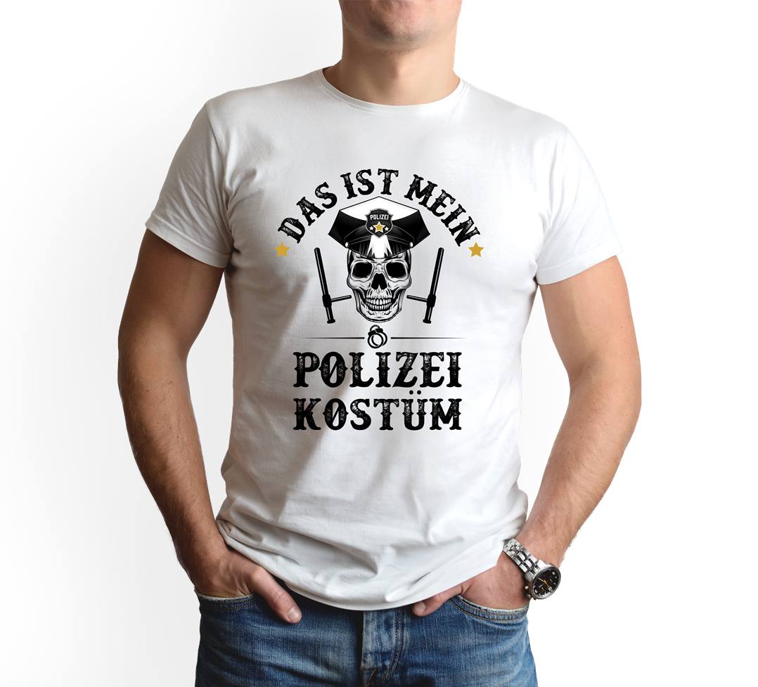 Bild: T-Shirt Herren - Das ist mein Polizei Kostüm Geschenkidee