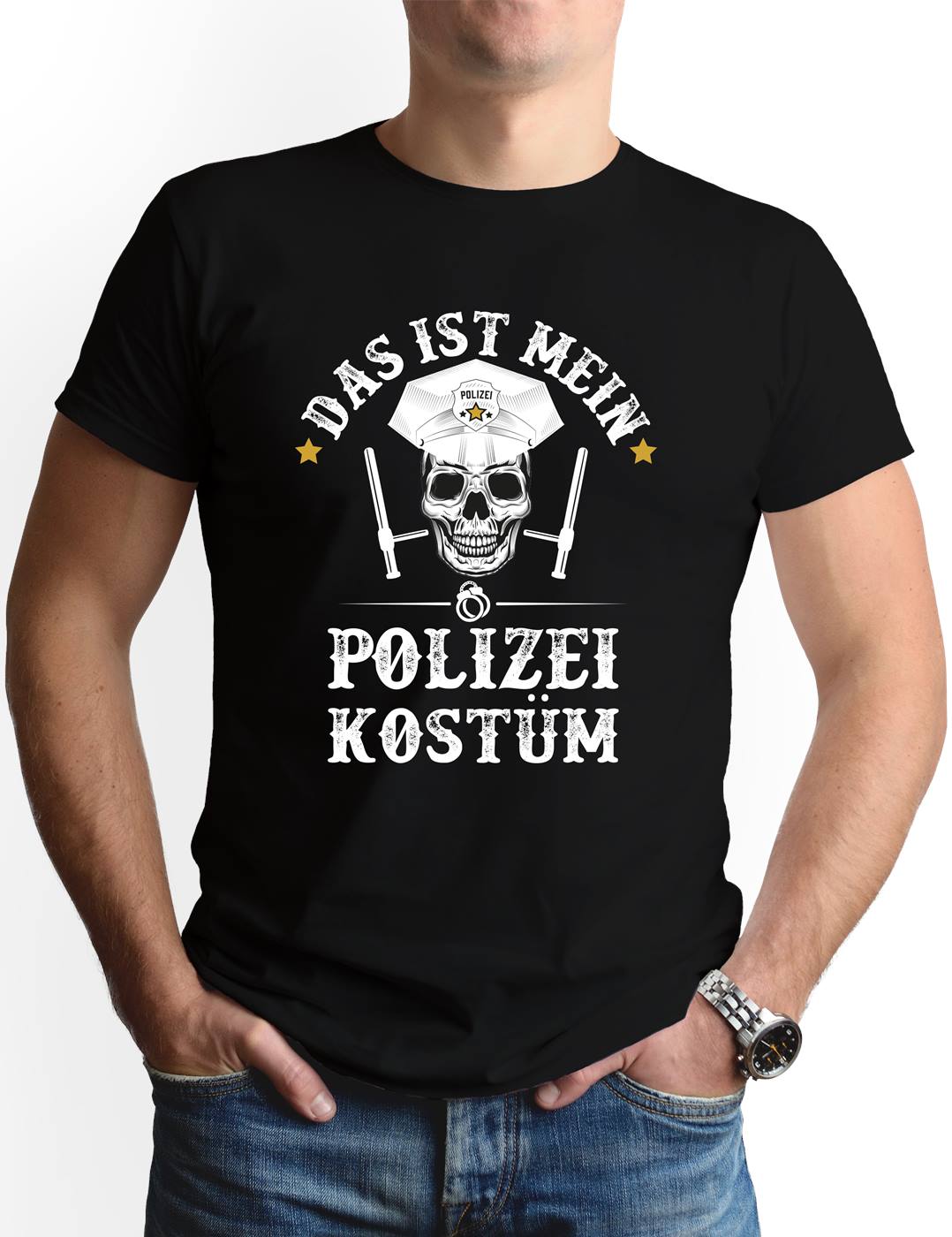 Bild: T-Shirt Herren - Das ist mein Polizei Kostüm Geschenkidee