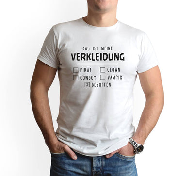 Bild: T-Shirt Herren - Das ist meine Verkleidung - besoffen Geschenkidee