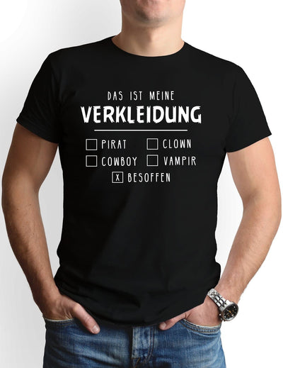 Bild: T-Shirt Herren - Das ist meine Verkleidung - besoffen Geschenkidee