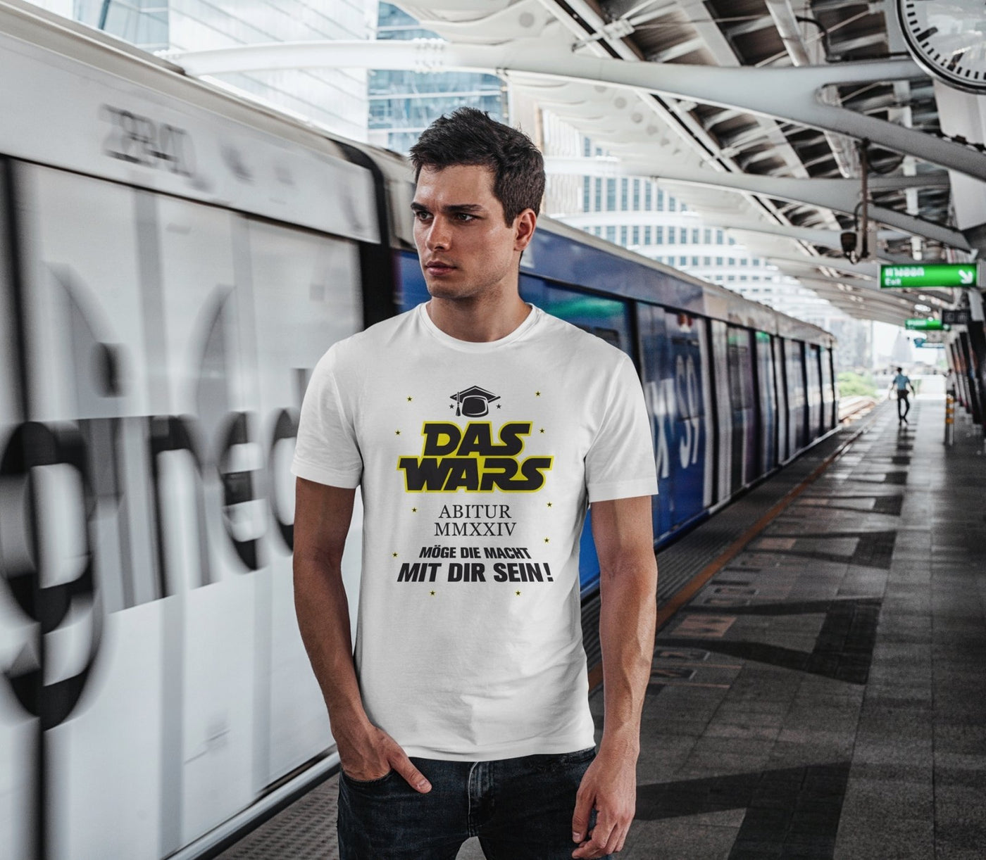 Bild: T-Shirt Herren - Das Wars Abitur MMXXIV (2024) Geschenkidee