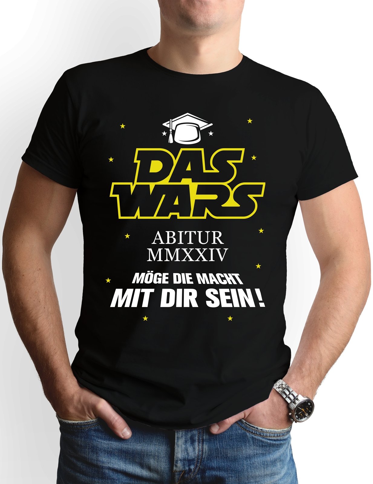 Bild: T-Shirt Herren - Das Wars Abitur MMXXIV (2024) Geschenkidee