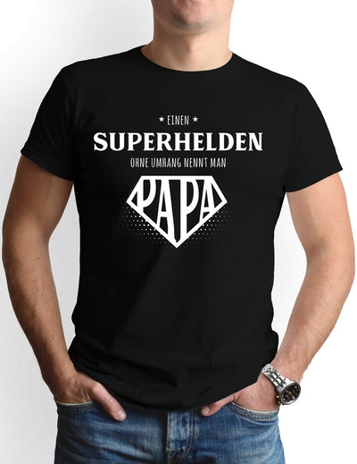 Bild: T-Shirt Herren - Einen Superhelden ohne Umhang nennt man Papa Geschenkidee