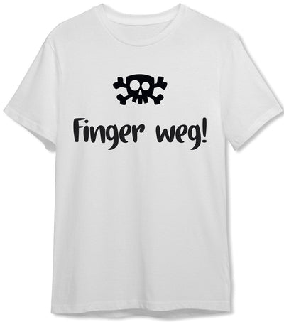 Bild: T-Shirt Herren - Finger weg! Totenkopf Geschenkidee