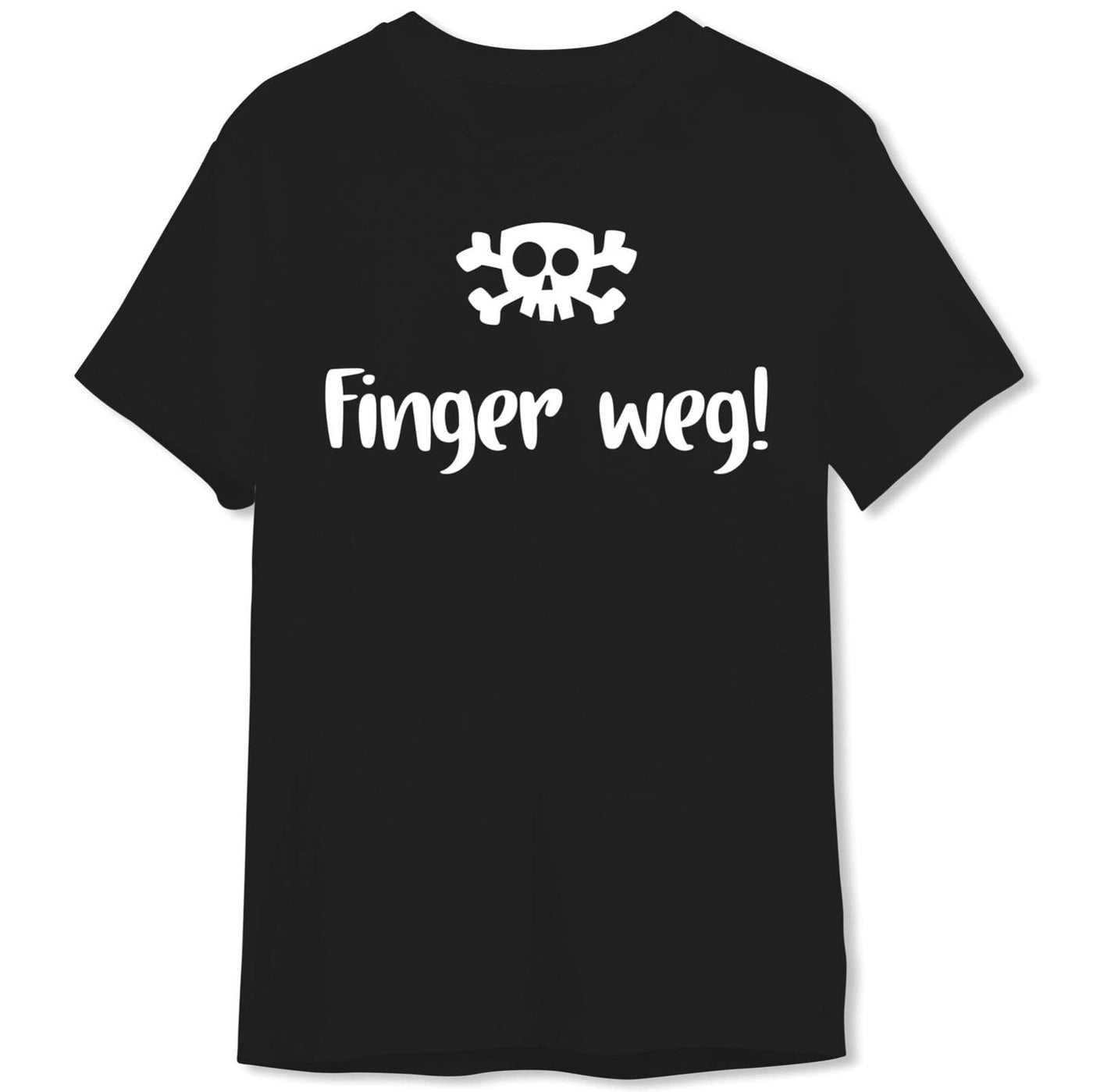 Bild: T-Shirt Herren - Finger weg! Totenkopf Geschenkidee