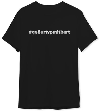 Bild: T-Shirt Herren - #geilertypmitbart Geschenkidee