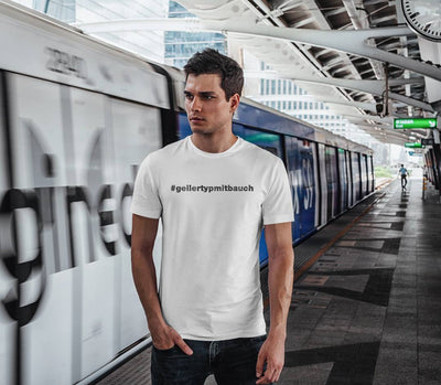 Bild: T-Shirt Herren - #geilertypmitbauch Geschenkidee