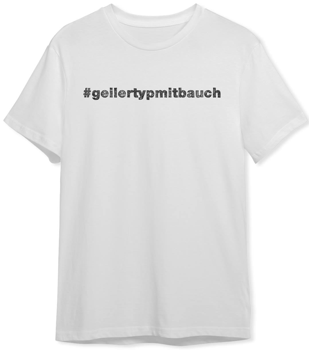 Bild: T-Shirt Herren - #geilertypmitbauch Geschenkidee