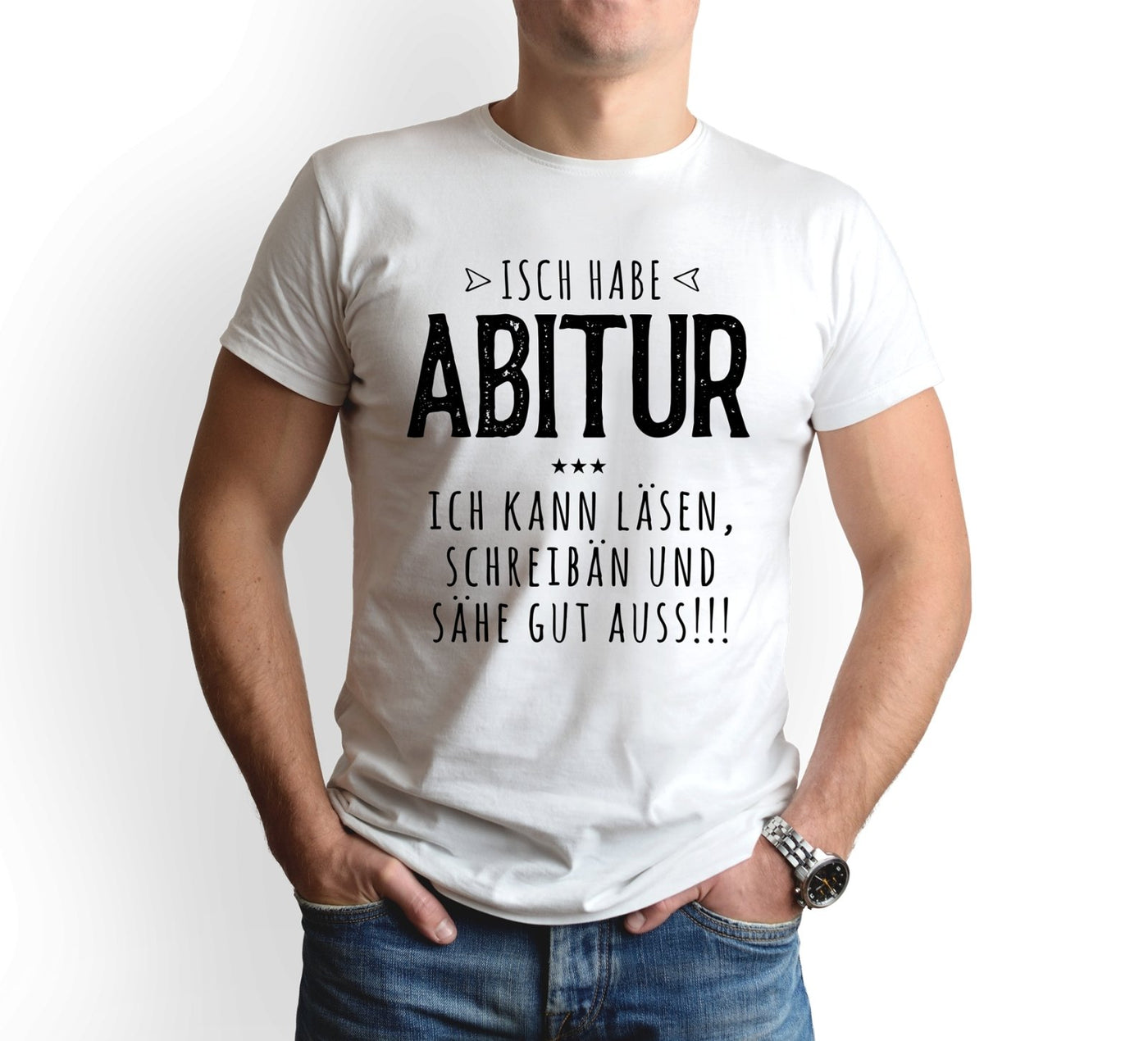 Bild: T-Shirt Herren - Isch habe Abitur Geschenkidee