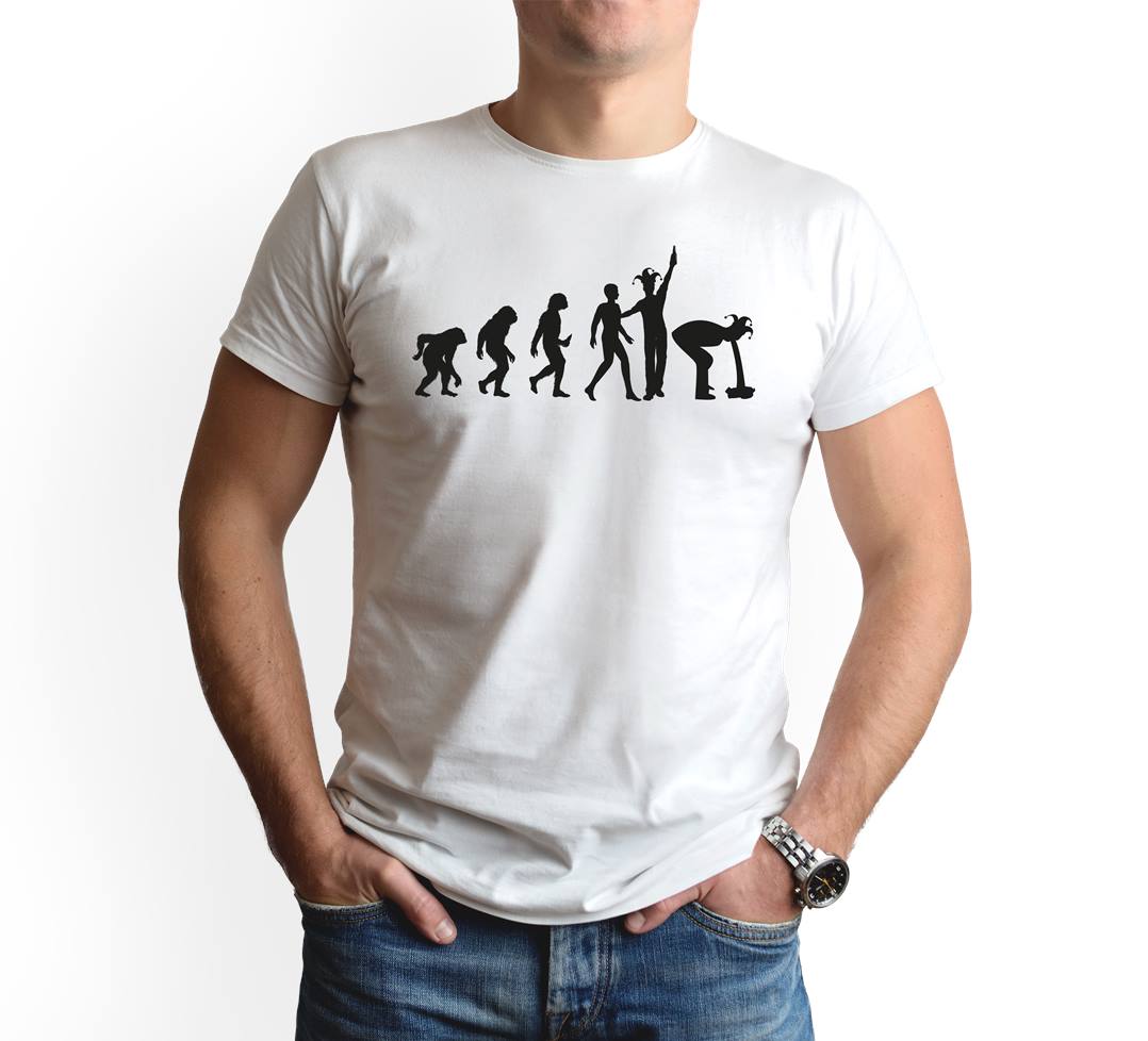 Bild: T-Shirt Herren - Karneval Evolution Geschenkidee