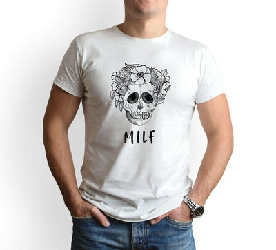 Bild: T-Shirt Herren - Milf - Totenkopf Geschenkidee