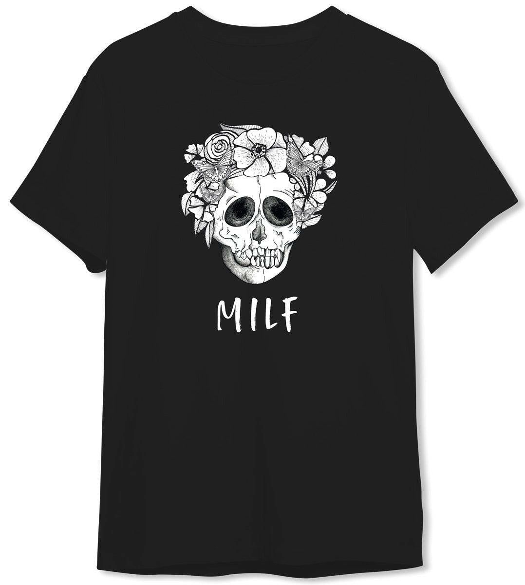 Bild: T-Shirt Herren - Milf - Totenkopf Geschenkidee