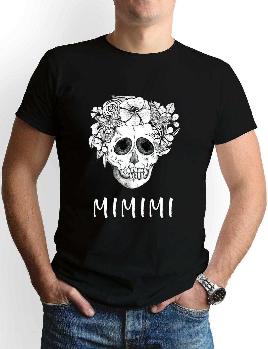 Bild: T-Shirt Herren - Mimimi - Totenkopf Geschenkidee